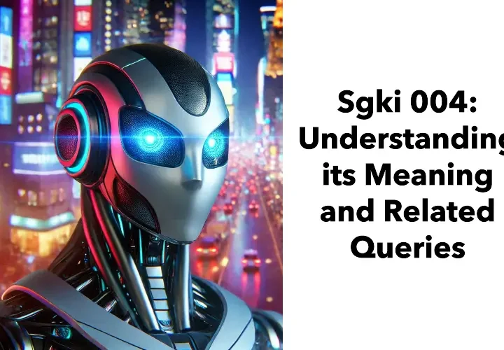 Sgki 004: Decoding Its Meaning and Relevance