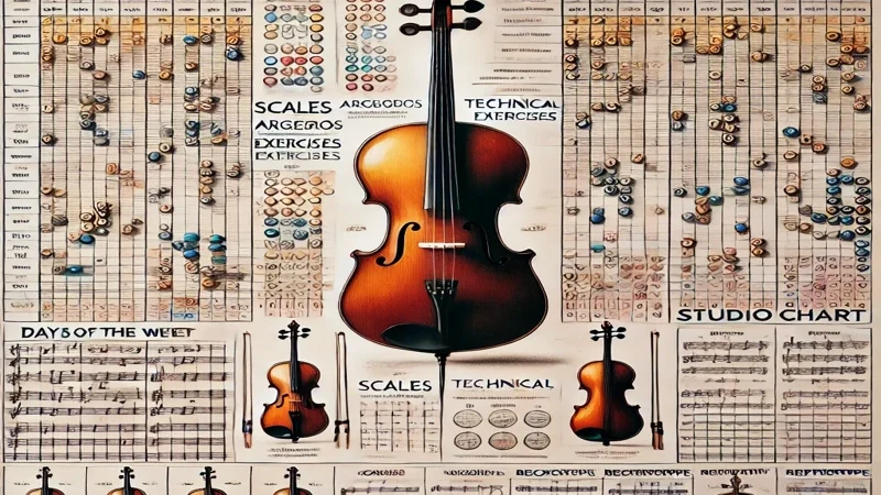 What Does a Studio Chart for Cello Look Like?